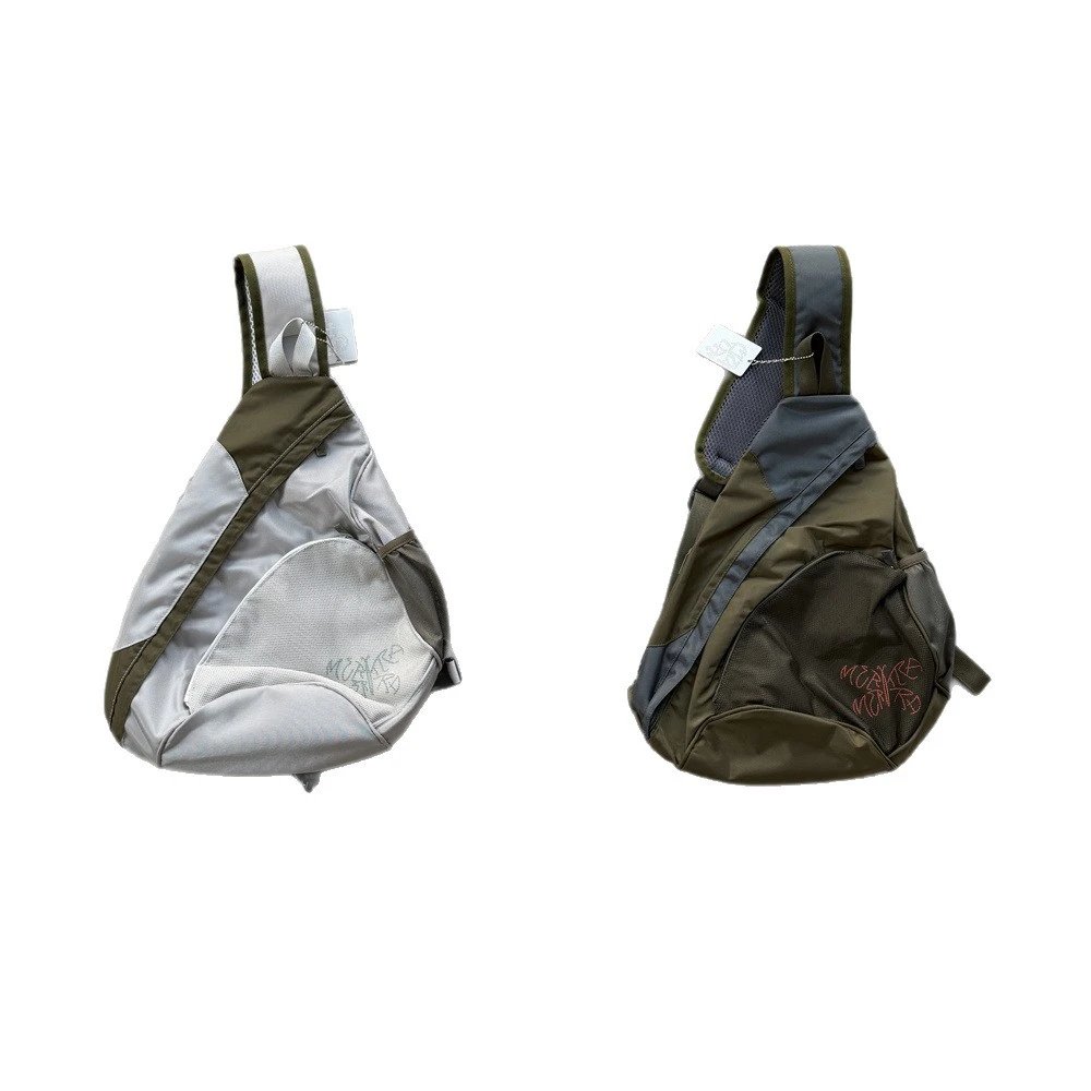Mertra Crossbody Bags Triangular mesh-panel sling bag image 5