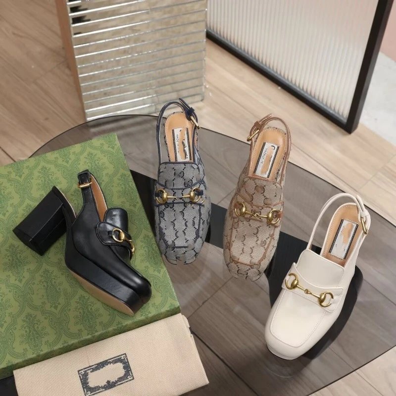Gucci High Heels Platform Slingback Horsebit image 3