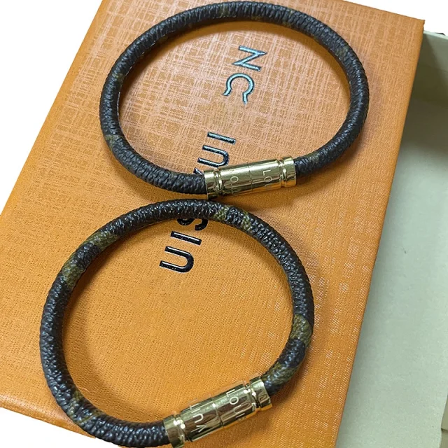 Louis Vuitton Jewelry Monogram canvas cord bracelet with cylindrical clasp product detail image 1