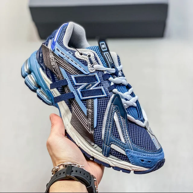 New Balance Sneakers 1906A distressed deconstructed design with ribbon laces product detail image 8