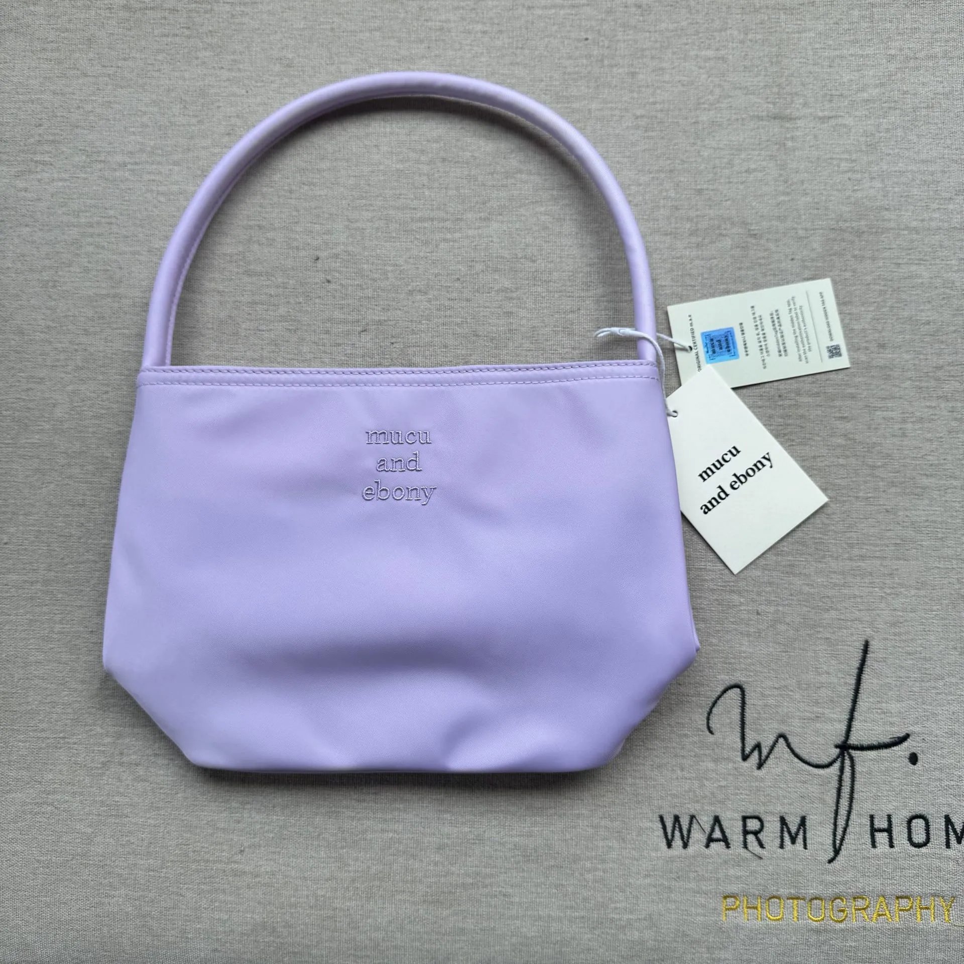 Mucu and Ebony Shoulder Bags Small top-handle bag — purple