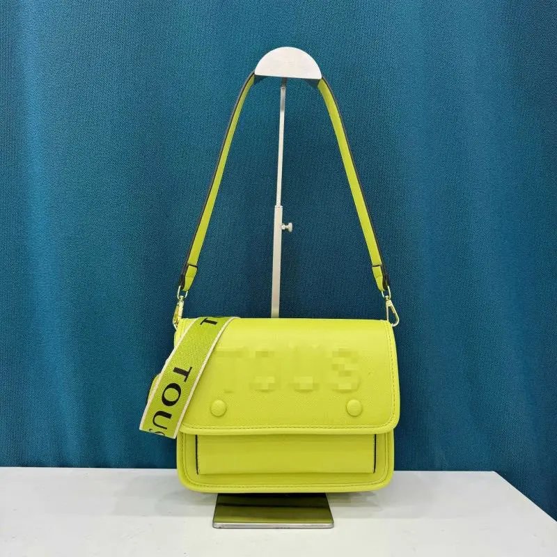TOUS Shoulder Bags Embossed Logo Flap Bag — Green