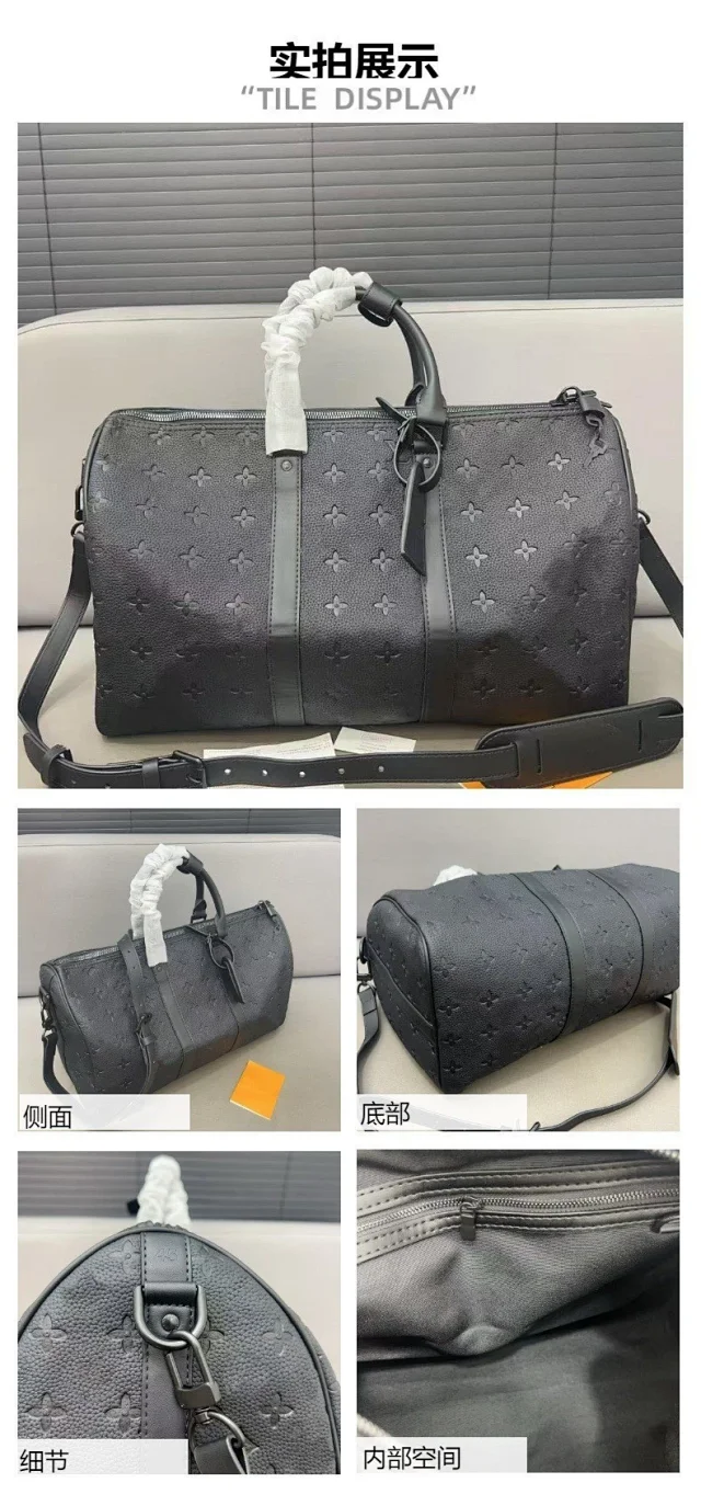 Louis Vuitton Monogram travel duffel bag product detail image 7