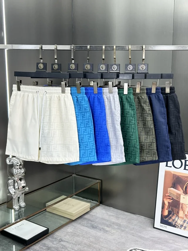 Fendi Swimwear FF monogram swim shorts product detail image 4