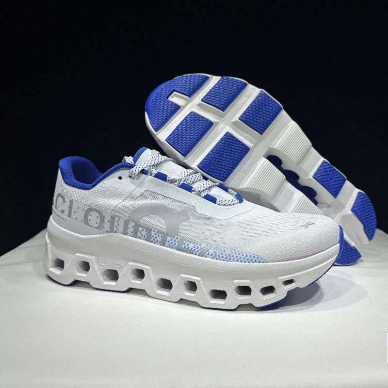 On Sneakers Cloudmonster — NO MONSTER-White Indigo Year of the Dragon