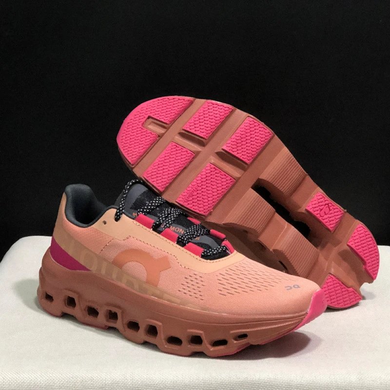 On Sneakers Cloudmonster — NO MONSTER-ROSE POWDER