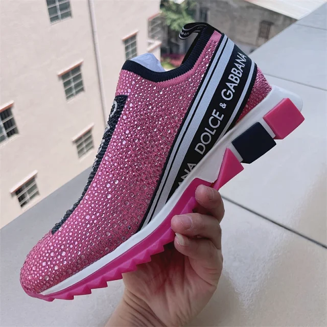 Dolce & Gabbana Sneakers Rhinestone Slip-On Chunky Sole product detail image 23