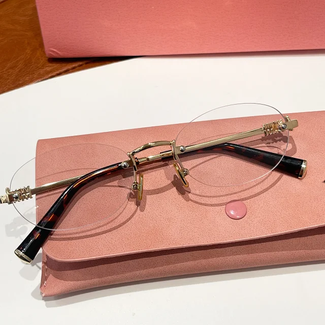 Unbranded Eyewear EF63008 Rimless Oval Glasses product detail image 22