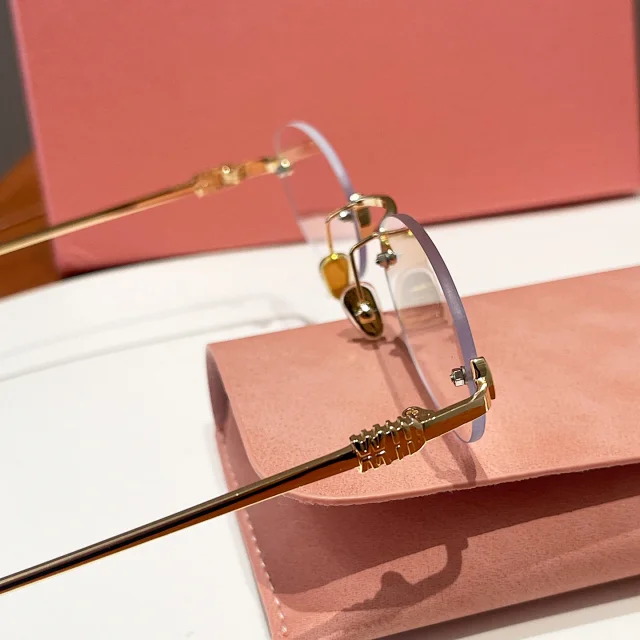Unbranded Eyewear EF63008 Rimless Oval Glasses product detail image 27