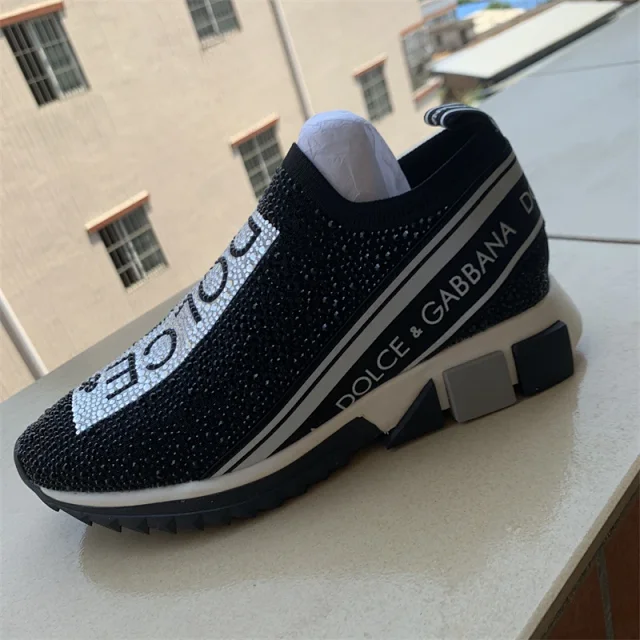 Dolce & Gabbana Sneakers Rhinestone Slip-On Chunky Sole product detail image 5