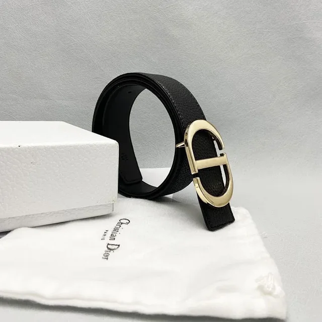 Dior Belts CD Buckle Leather Belt product detail image 8