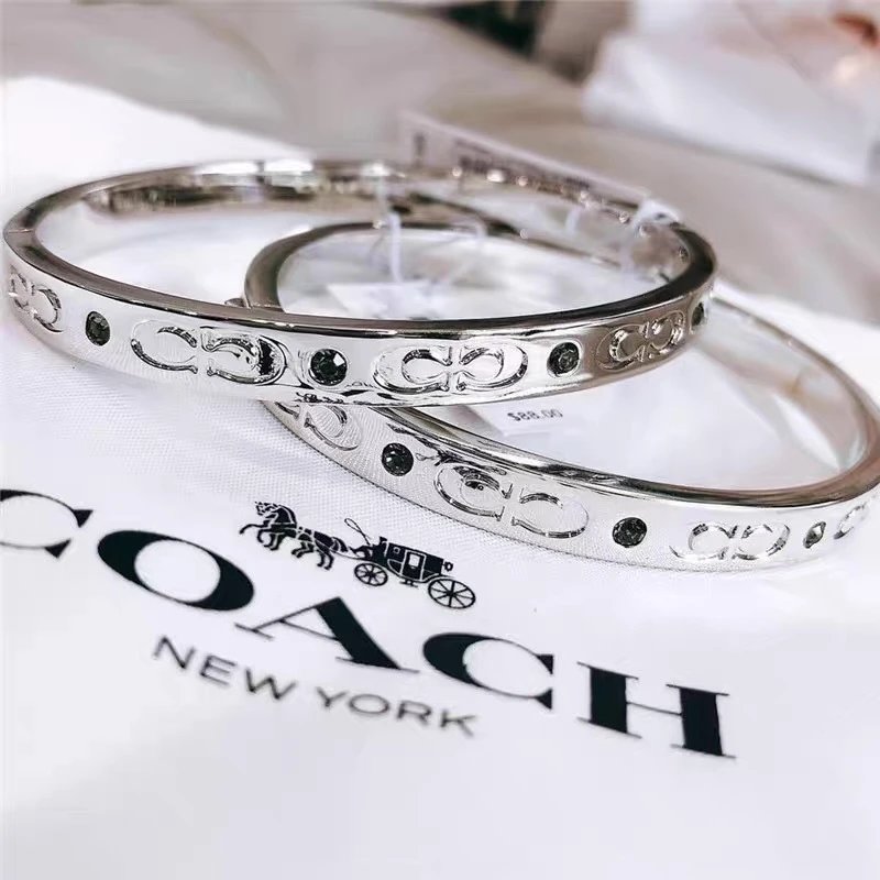 Coach Jewelry Signature C Hinge Bangle Bracelet image 3