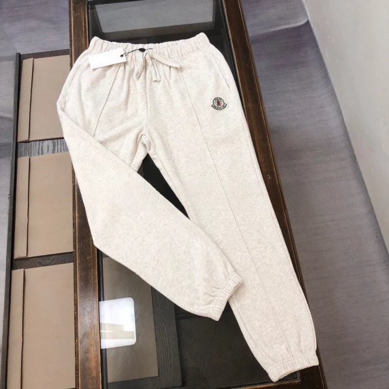 Moncler Trousers Drawstring jogger sweatpants with logo patch image 4