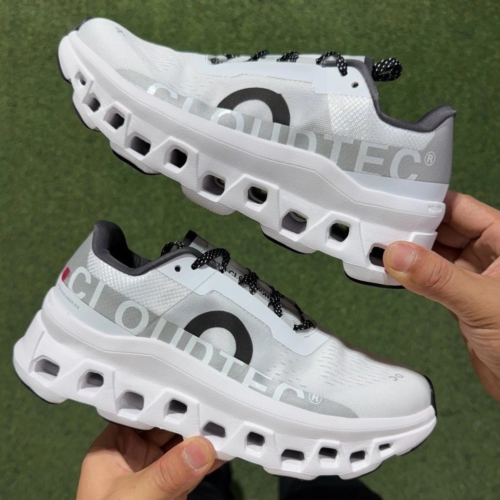 CloudTec Sneakers Knit with hollow-cushion sole — Pearl White