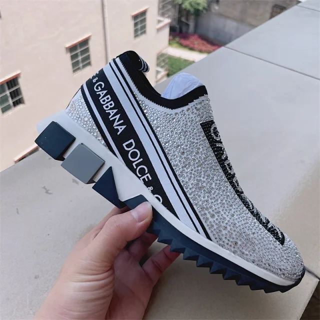 Dolce & Gabbana Sneakers Rhinestone Slip-On Chunky Sole product detail image 24