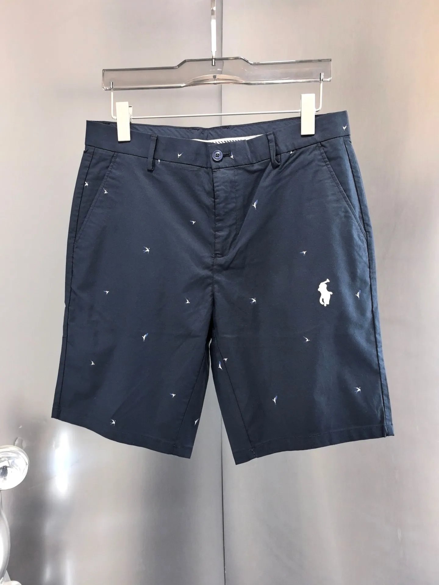Ralph Lauren Shorts Embroidered Pony Logo Chino — Black