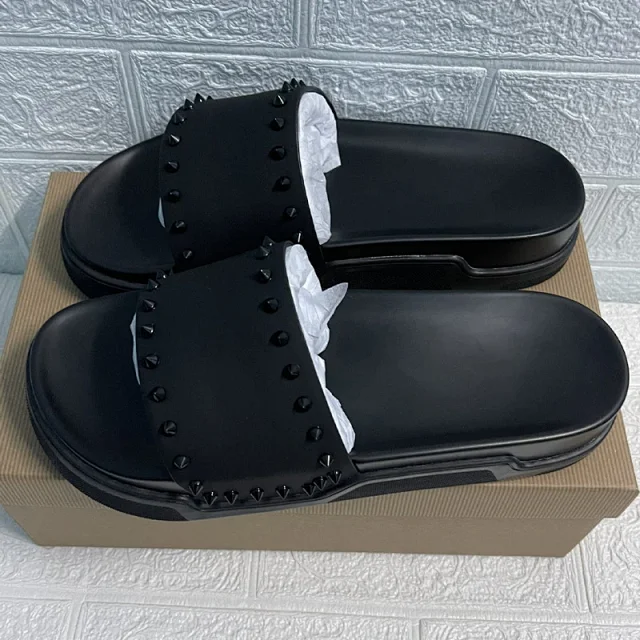 Unbranded Slippers Open-Toe Studded Slide product detail image 8