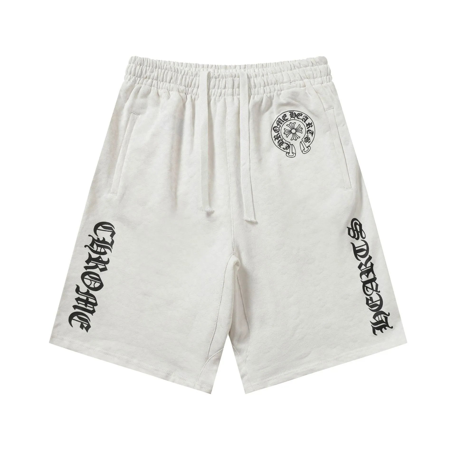 Chrome Hearts Shorts Printed Drawstring — A1119 white