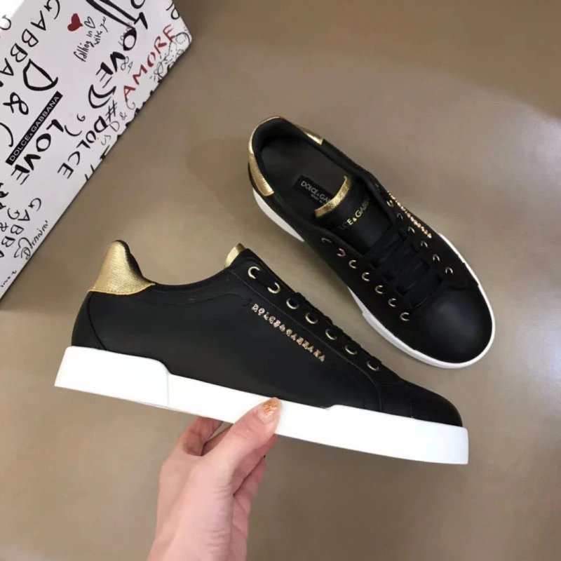 Dolce & Gabbana Sneakers Velcro Strap Shell-Toe — 13