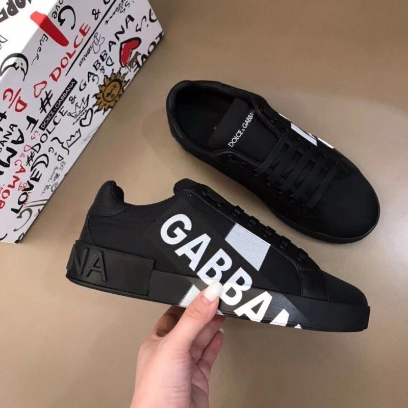 Dolce & Gabbana Sneakers Velcro Strap Shell-Toe — 16