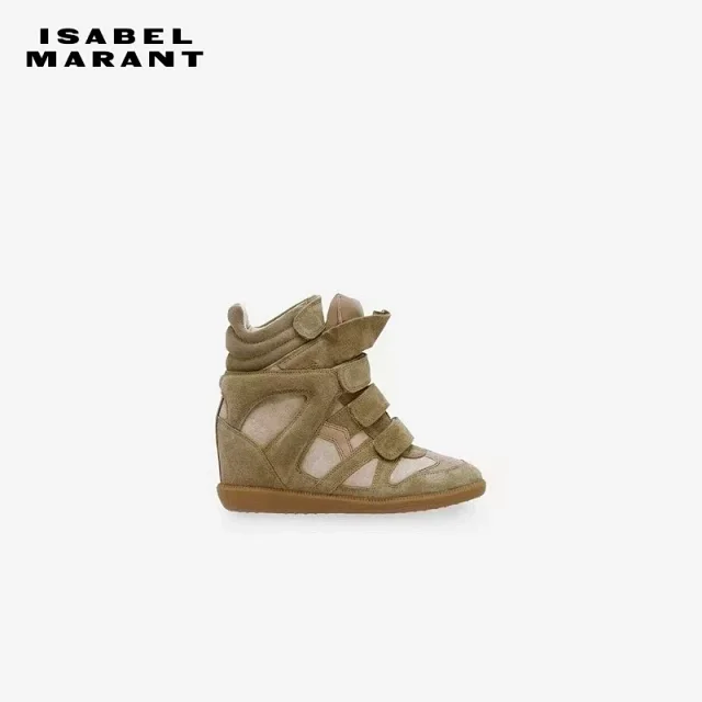Isabel Marant Sneakers Bekett Hidden-Wedge High-Top with Hook-and-Loop Straps product detail image 7