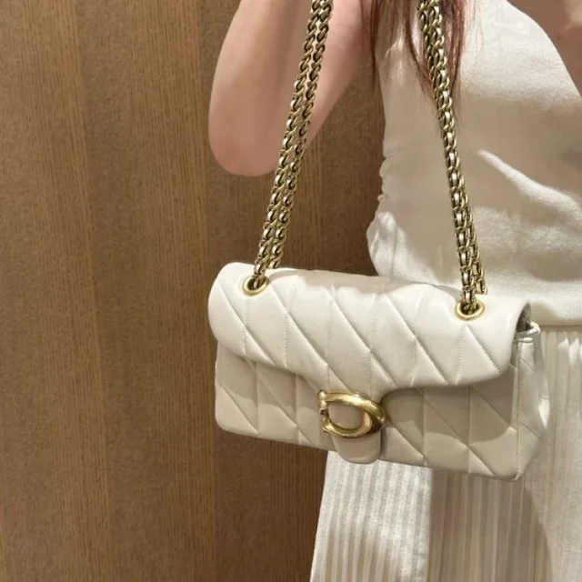 Coach Shoulder Bags Quilted chain-strap flap bag with C turn-lock product detail image 5