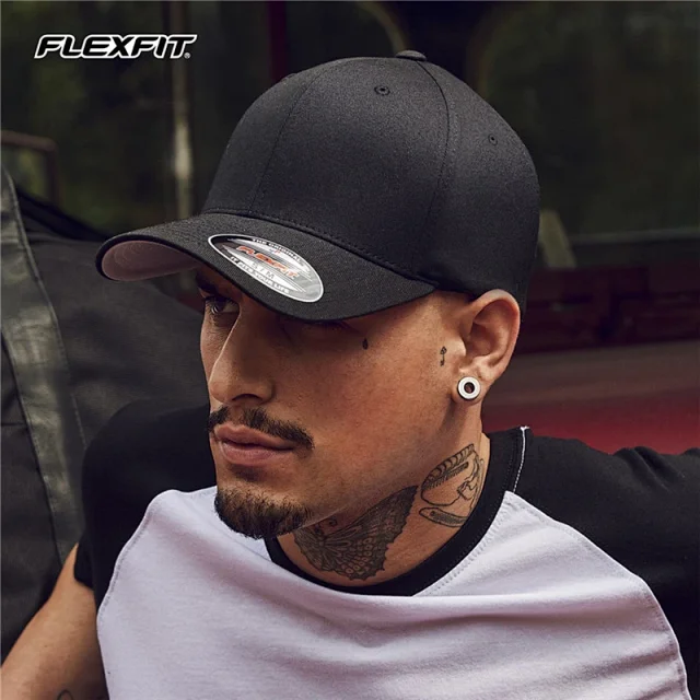 Flexfit Hats Fitted curved-brim baseball cap product detail image 1