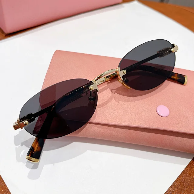 Unbranded Eyewear EF63008 Rimless Oval Glasses product detail image 12