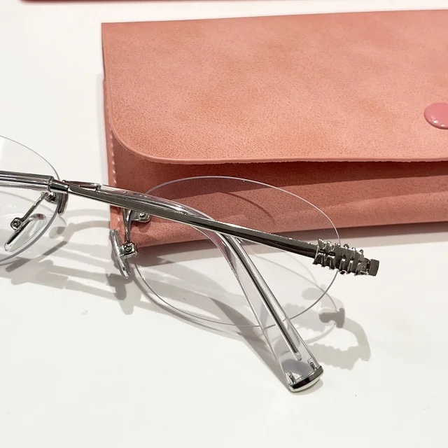 Unbranded Eyewear EF63008 Rimless Oval Glasses product detail image 30