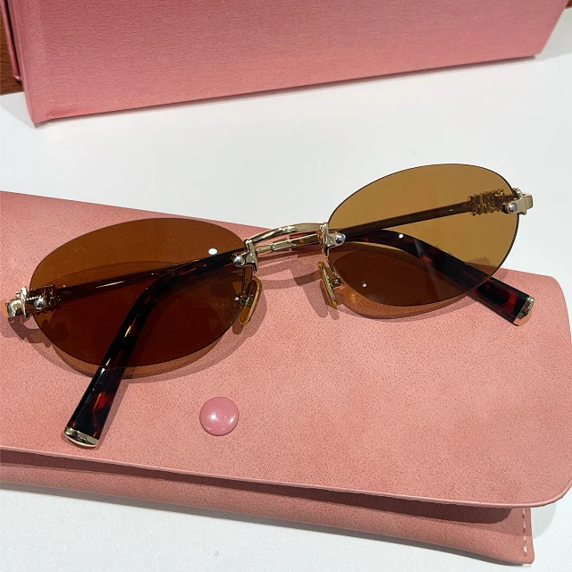 Unbranded Eyewear EF63008 Rimless Oval Glasses product detail image 8
