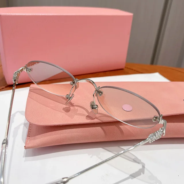 Unbranded Eyewear EF63008 Rimless Oval Glasses product detail image 17