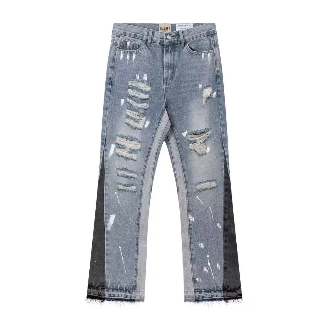 Gallery Dept. Trousers Elastic-Waist Drawstring Sweatpants — d 19 Blue