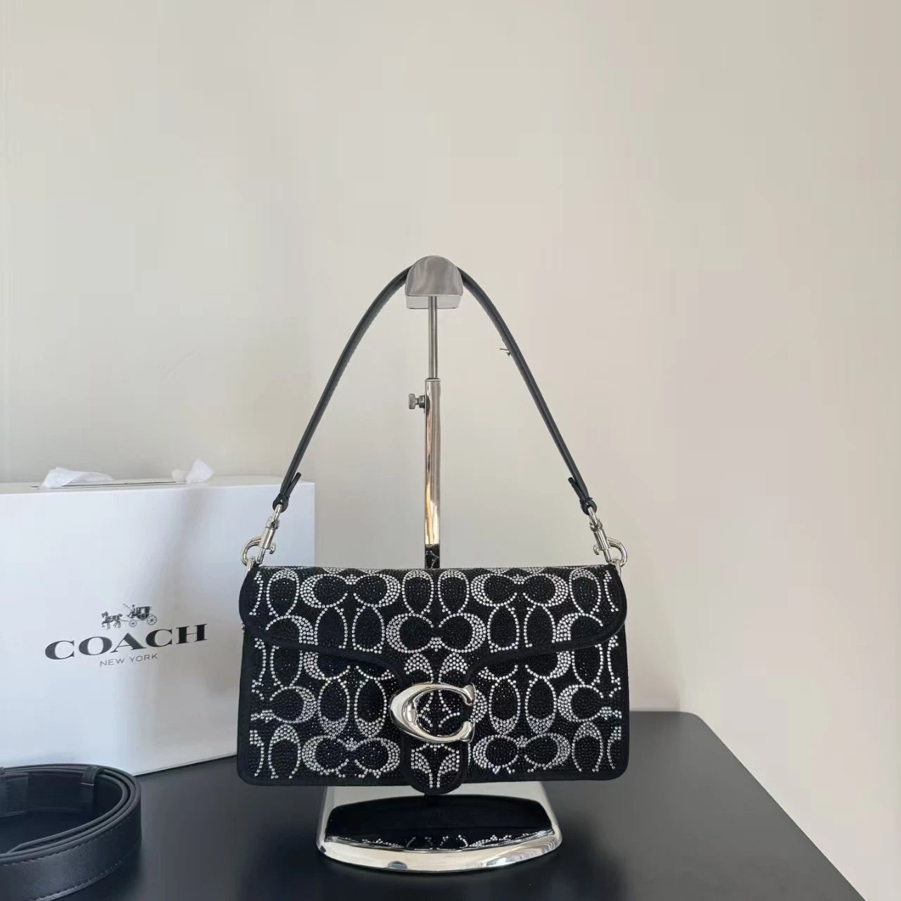 Coach Shoulder Bags Tabby Bag 26 — Black