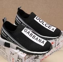 Dolce & Gabbana Sneakers Rhinestone Slip-On Chunky Sole image 4