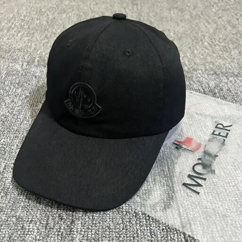 Moncler Hats Logo Patch Baseball Cap image 4