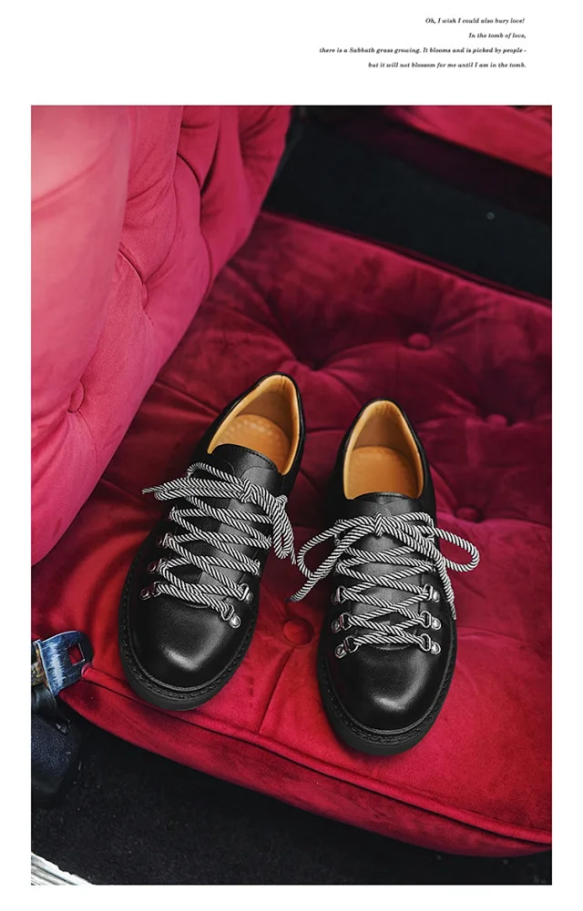 Unbranded Casual Shoes Textured Lace-Up Lug Sole product detail image 10