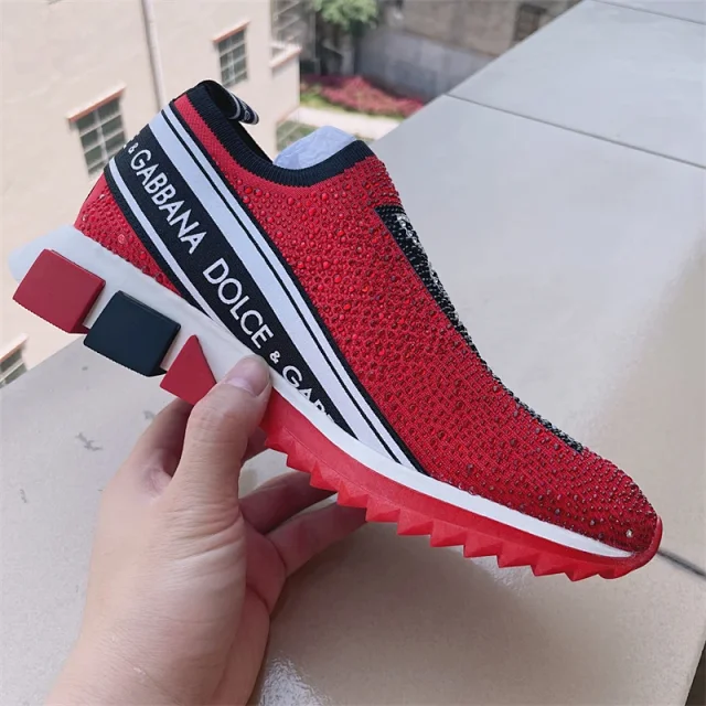 Dolce & Gabbana Sneakers Rhinestone Slip-On Chunky Sole product detail image 18