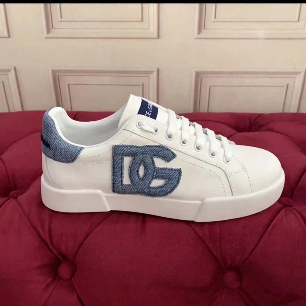 Dolce & Gabbana Sneakers Velcro Strap Shell-Toe — 5