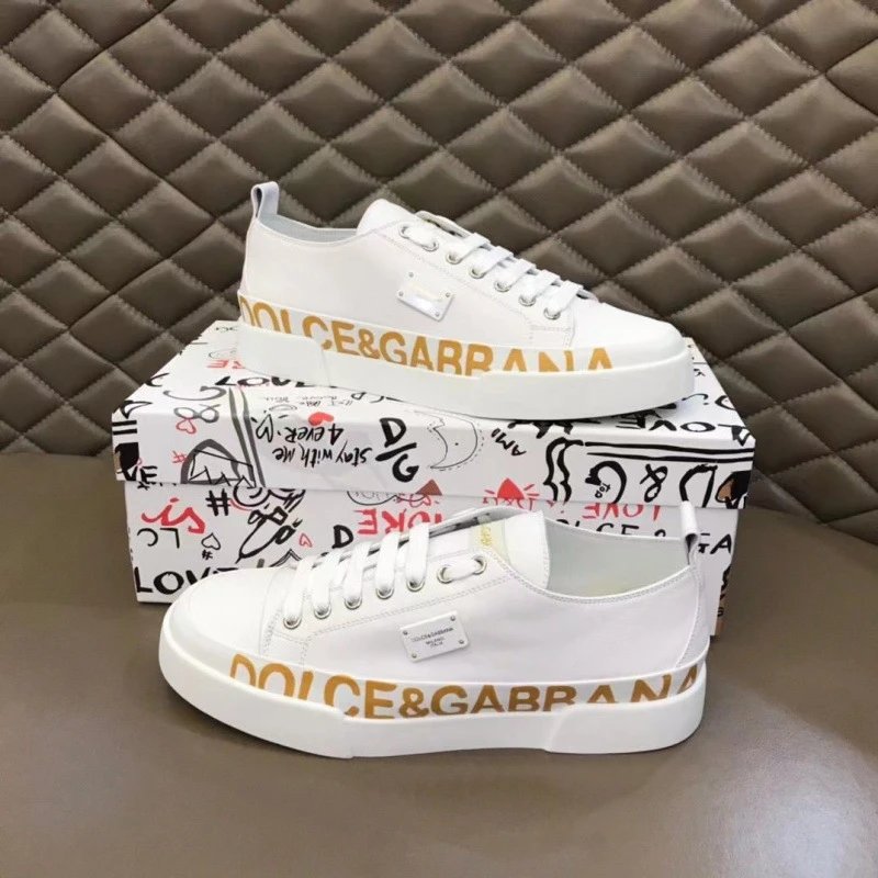 Dolce & Gabbana Sneakers Velcro Strap Shell-Toe — 9