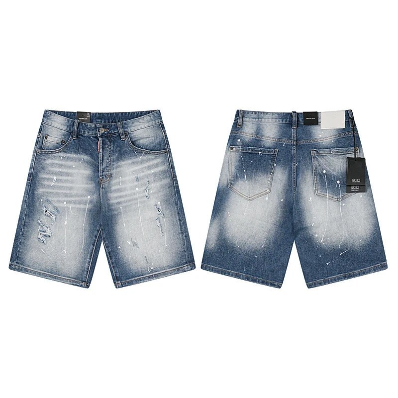 Dsquared2 Shorts Distressed washed denim — 2040