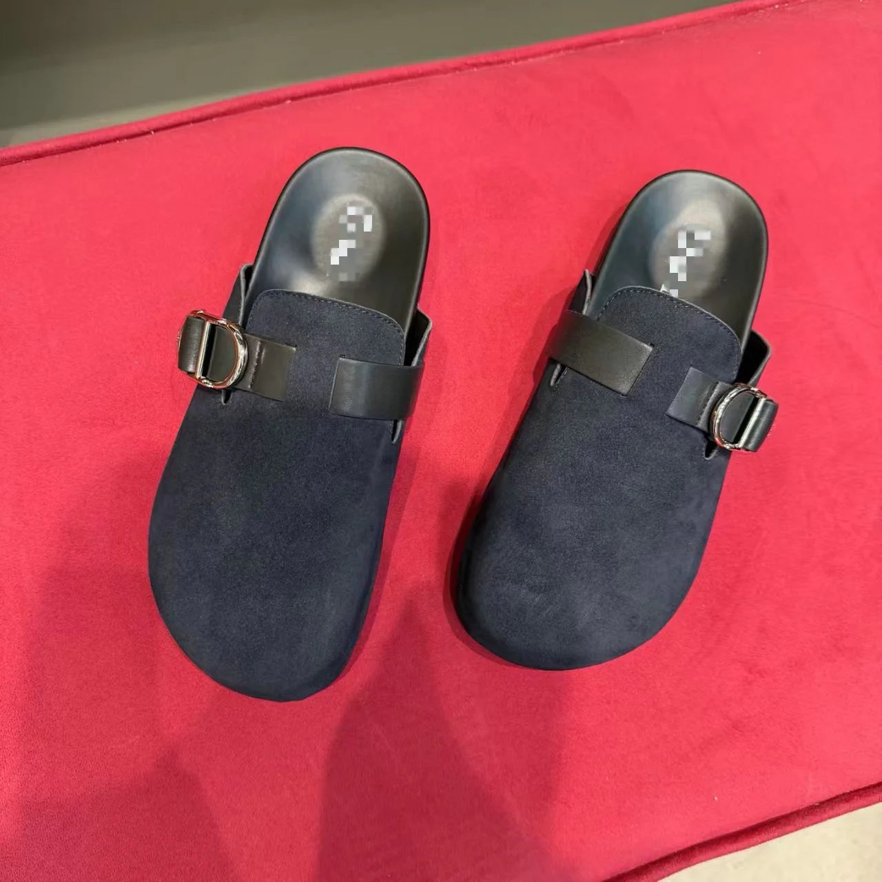 Unbranded Slippers Closed-Toe Buckle Mule — 05