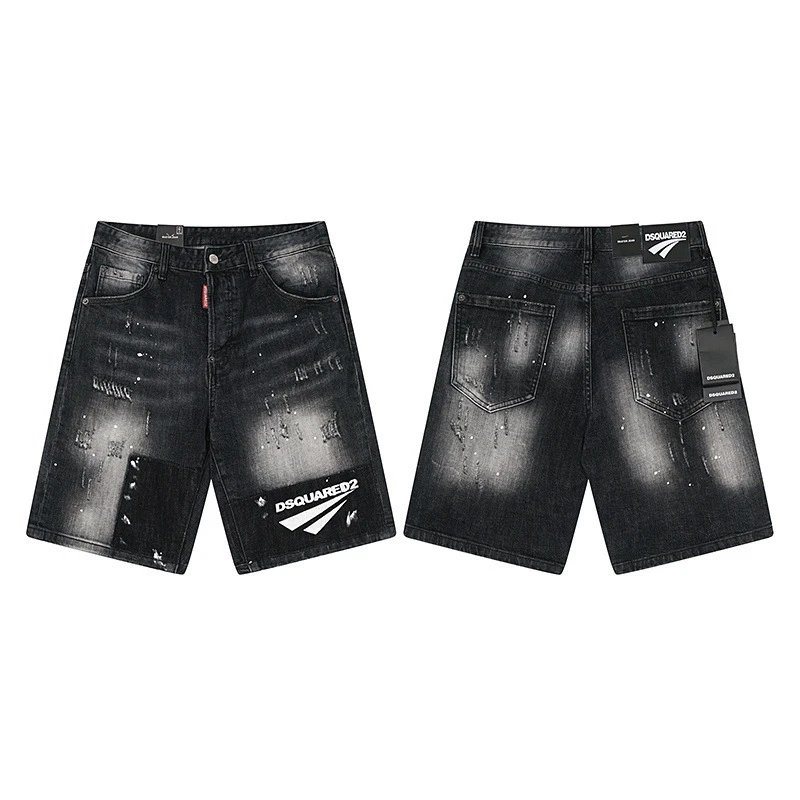 Dsquared2 Shorts Distressed washed denim — 2043