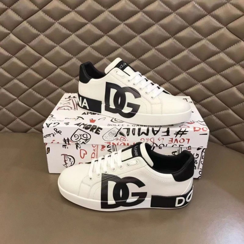 Dolce & Gabbana Sneakers Velcro Strap Shell-Toe — 18