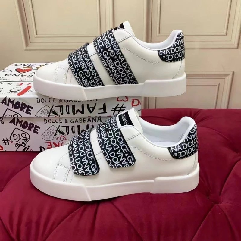 Dolce & Gabbana Sneakers Velcro Strap Shell-Toe — 38