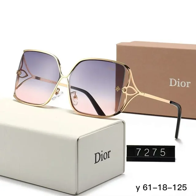 Dior Eyewear 7275 oversized square metal-frame sunglasses product detail image 3