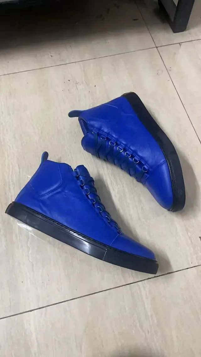 Unbranded Sneakers High-Top Lace-Up with Metal Eyelets product detail image 12