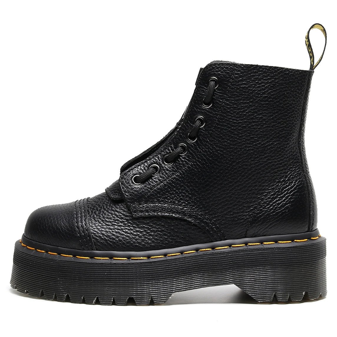 Dr. Martens Boots Platform ankle with front zip and laces image 2