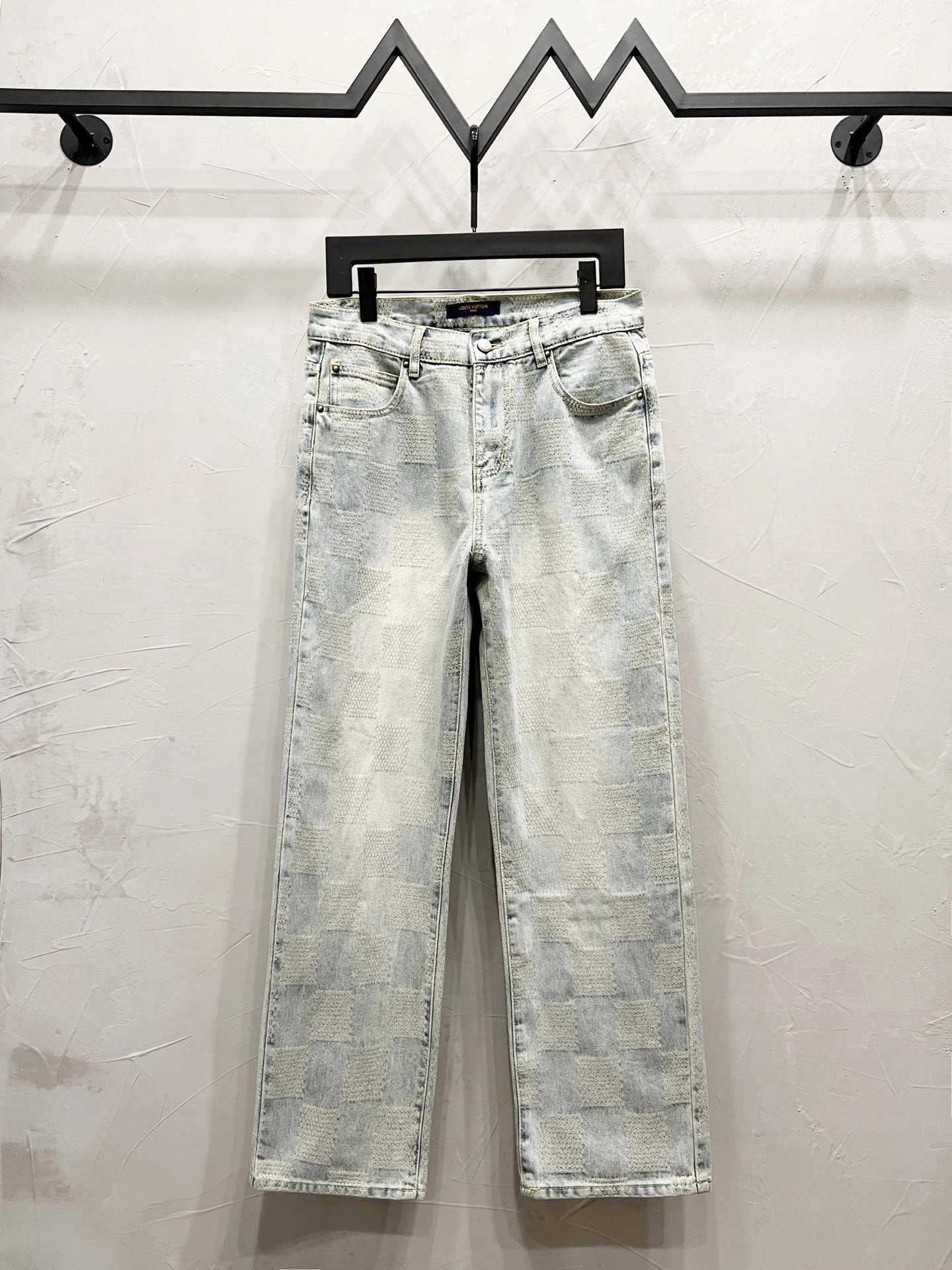 Louis Vuitton Patterned Denim Jeans — M1202