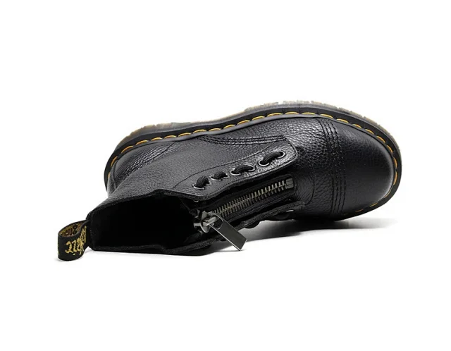 Dr. Martens Boots Platform ankle with front zip and laces product detail image 5