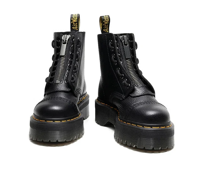 Dr. Martens Boots Platform ankle with front zip and laces product detail image 14